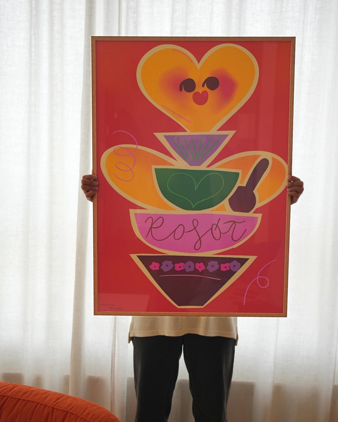 Plakat ROSÓŁ by Ola Niepsuj